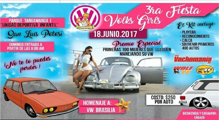  Se realiza la 3ra Fiesta Chicas Volks para los papás