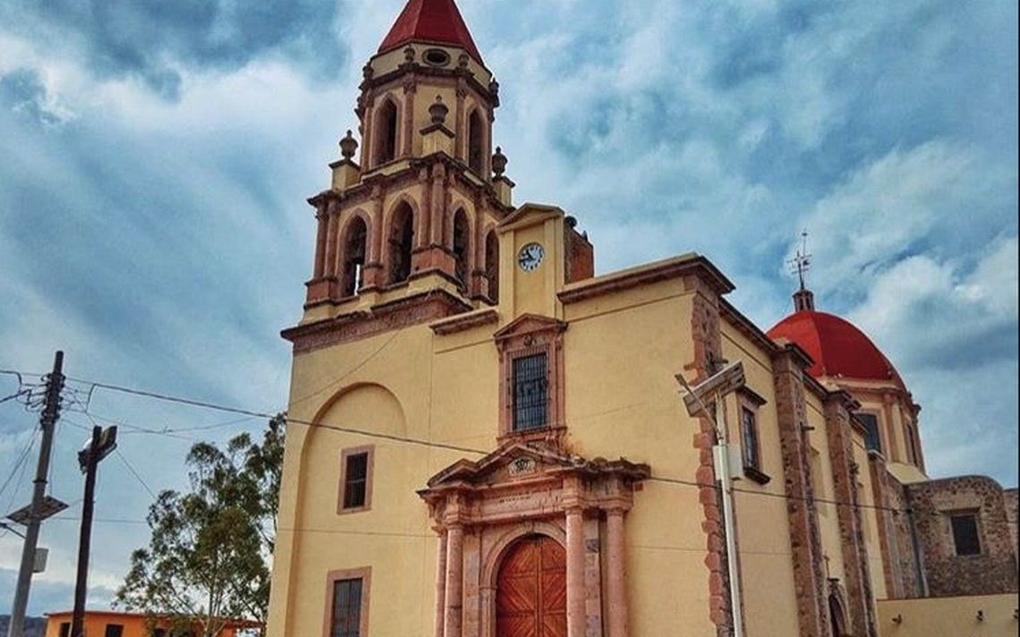 Parroquia de Ahualulco en San Luis Potosí. 