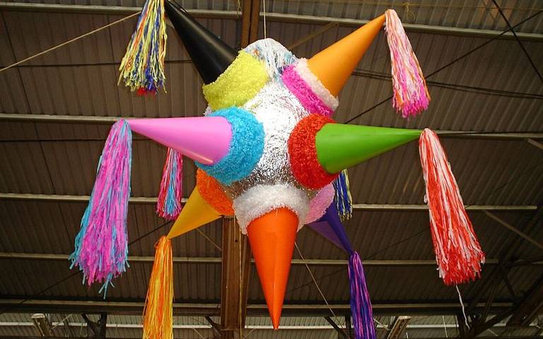 Piñata grande de siete picos  Diseños de piñatas, Piñata de picos, Piñatas  tradicionales