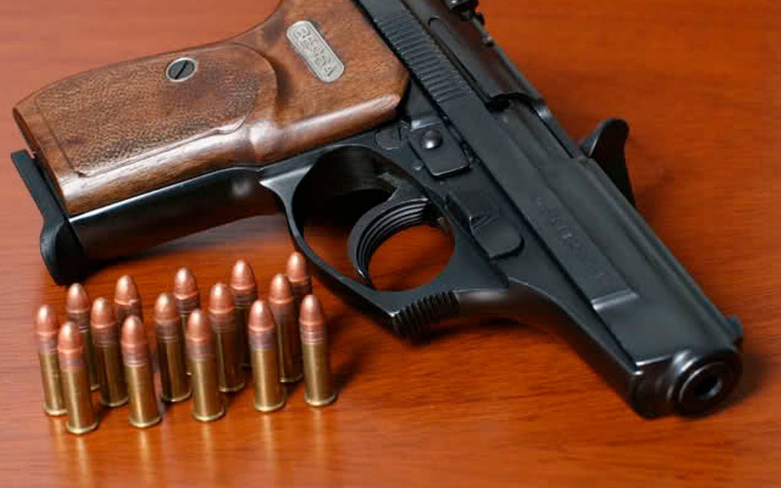 Arma de fuego calibre 38 fabricación nacional y dos cartuc…